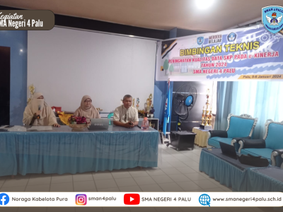 Bimtek Peningkatan Kualitas Data SKP pada e-KINERJA tanggal 5 & 6 Januari 2024. 