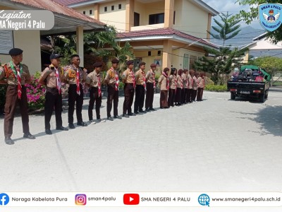 Kemah Lomba Kreativitas Pramuka (KLKP) Penggalang Penegak Se-Sulawesi Tengah. Paneki , 31-10-2023 s.