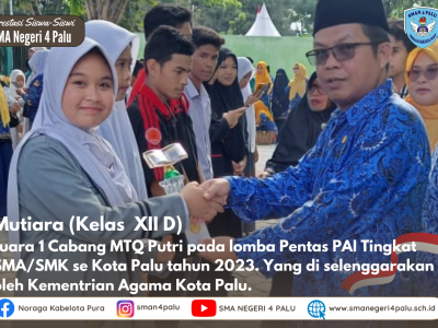 PRESTASI MUTIARA KELAS XII D